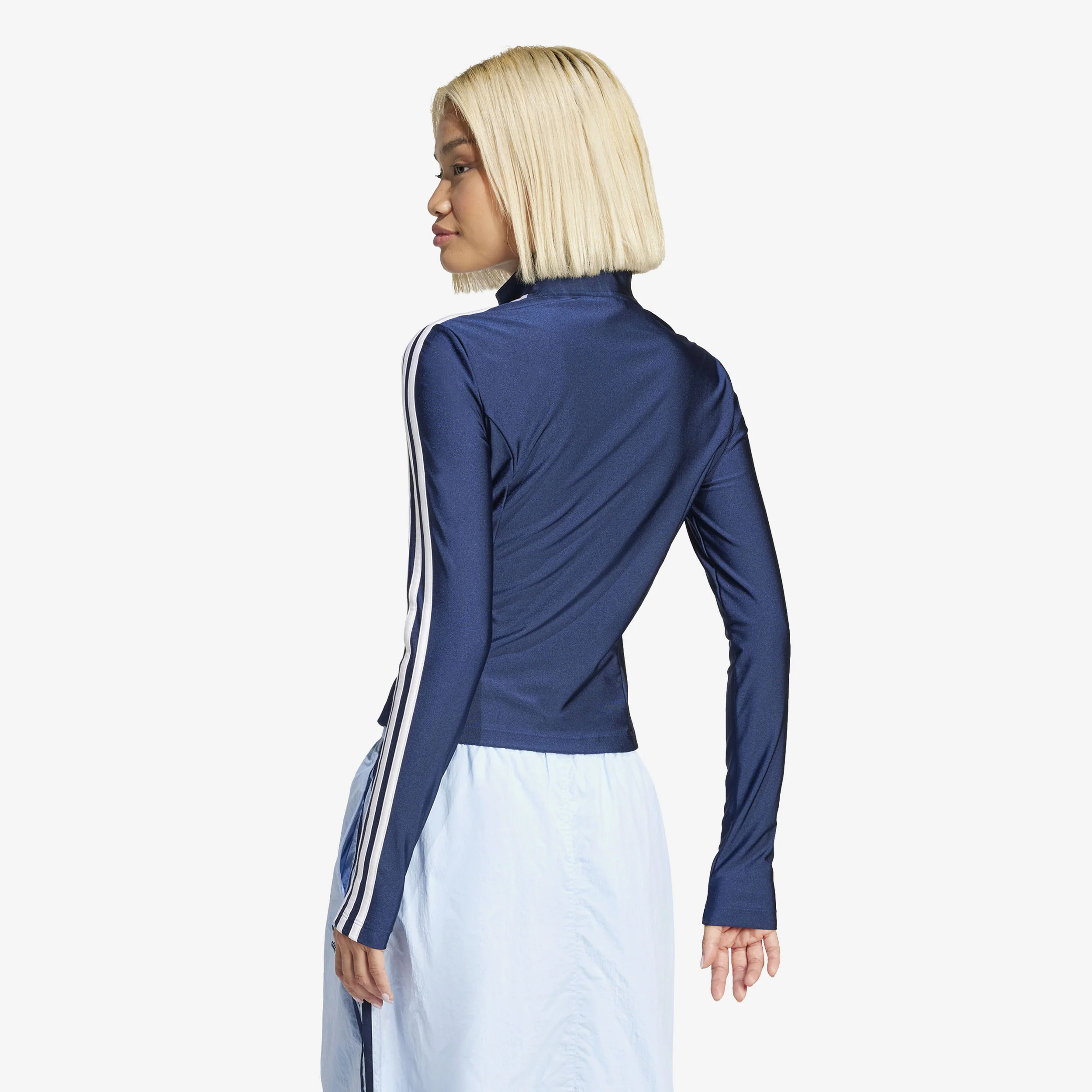 Wmns Adicolor 3 Stripe Slim Track Top - Image 3