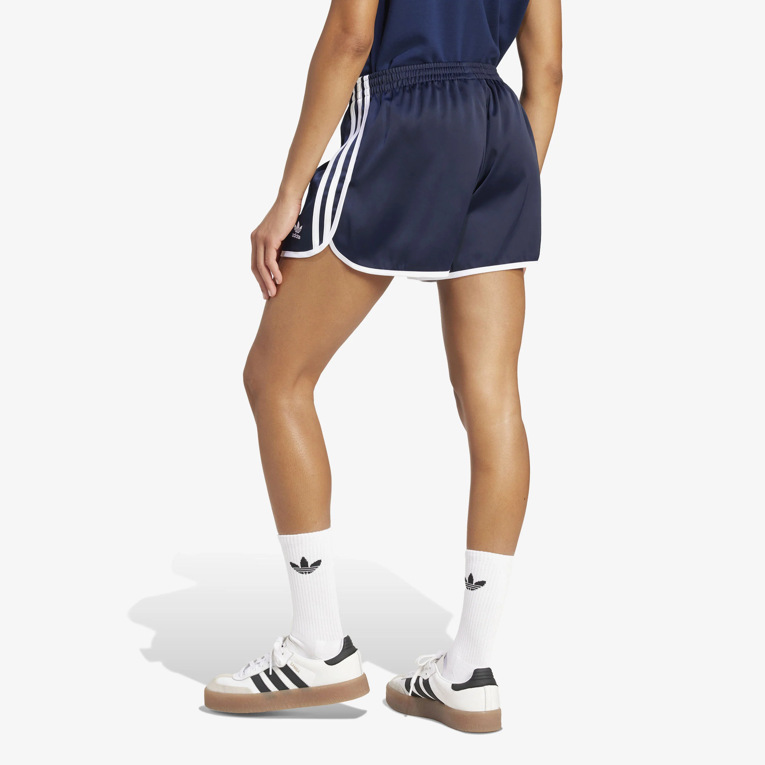 Wmns Adicolor 3 Stripe Sprinter Shorts - Image 3