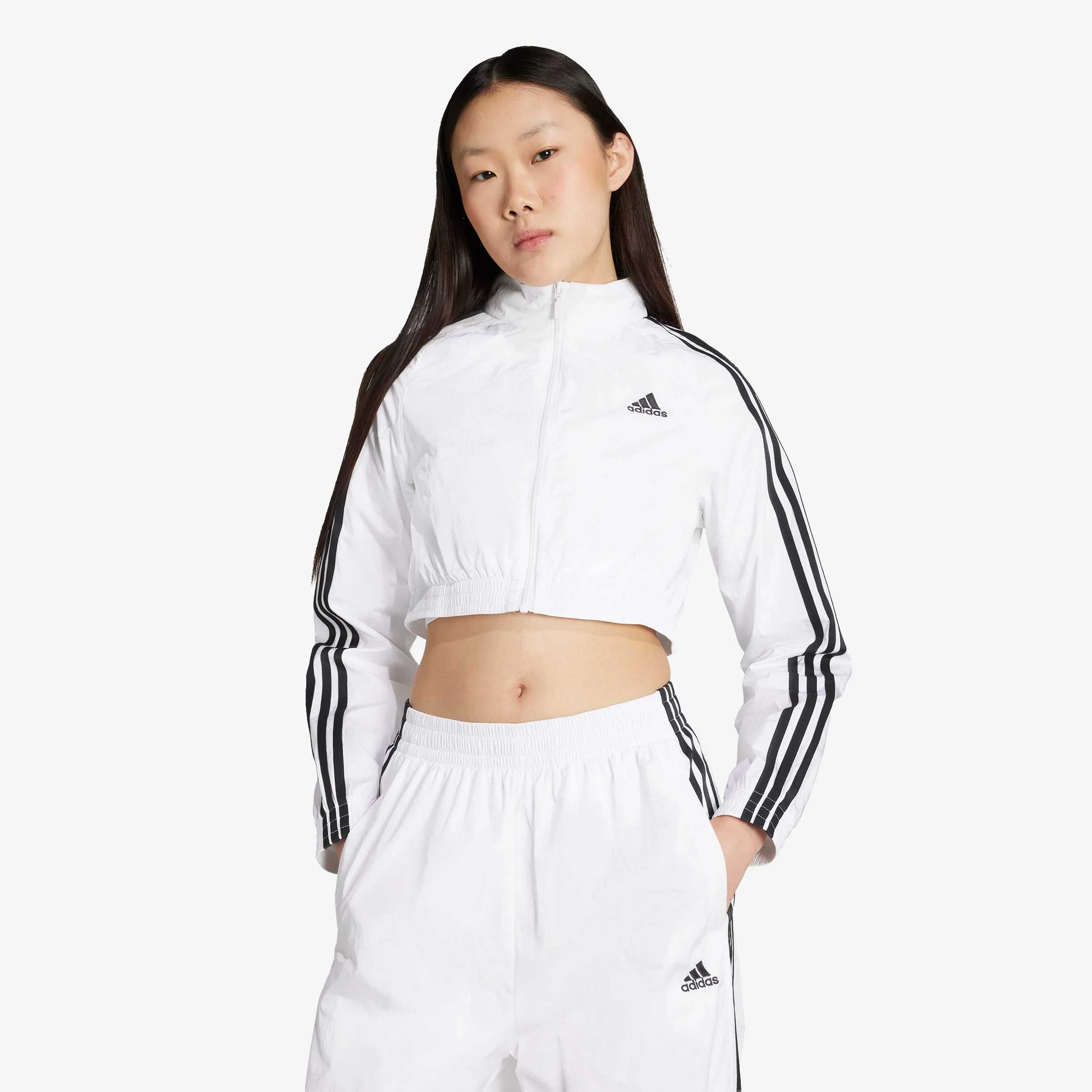 Wmns Teamgeist Adicolor Cropped Track Top - Image 2