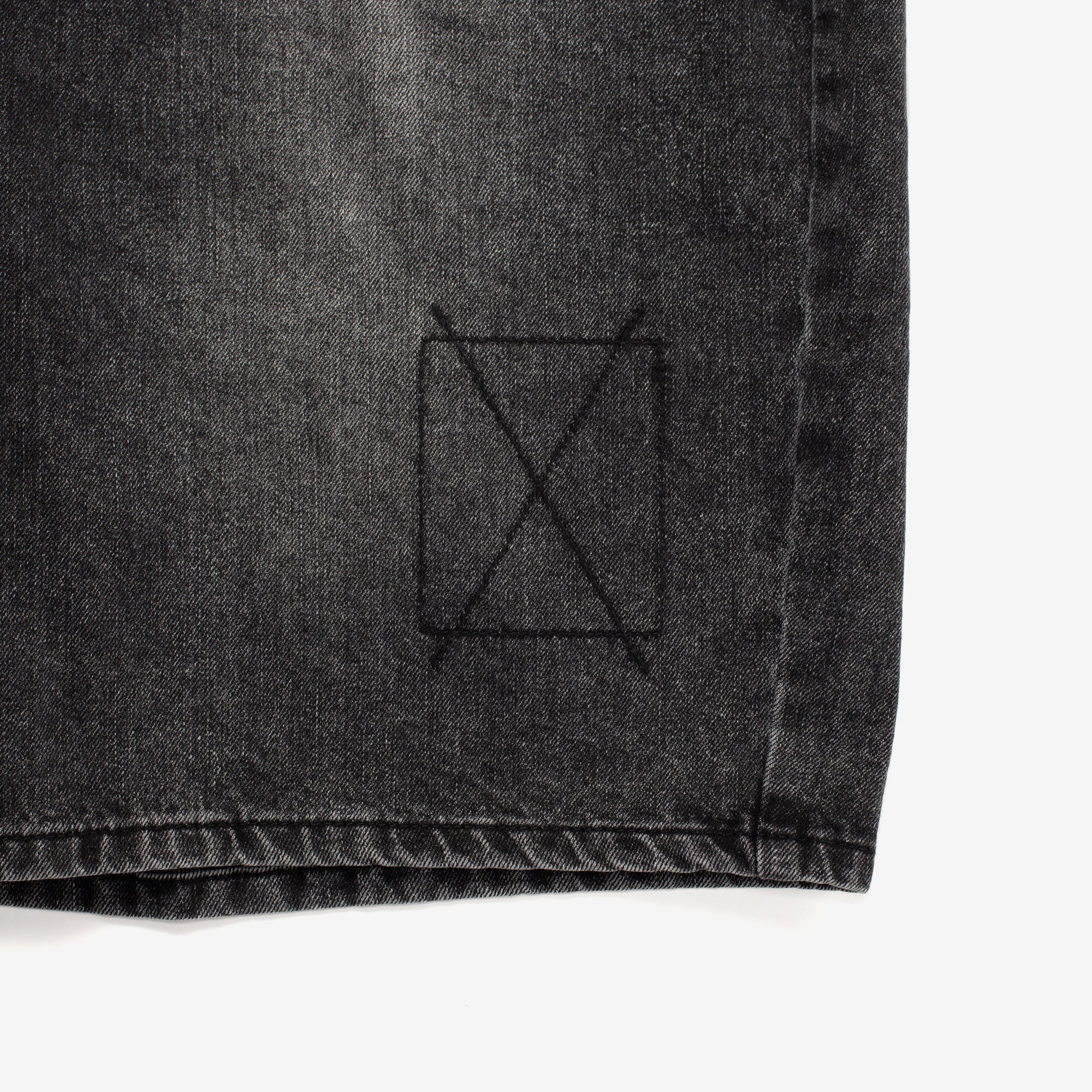 Stitch Denim Shorts - Image 9