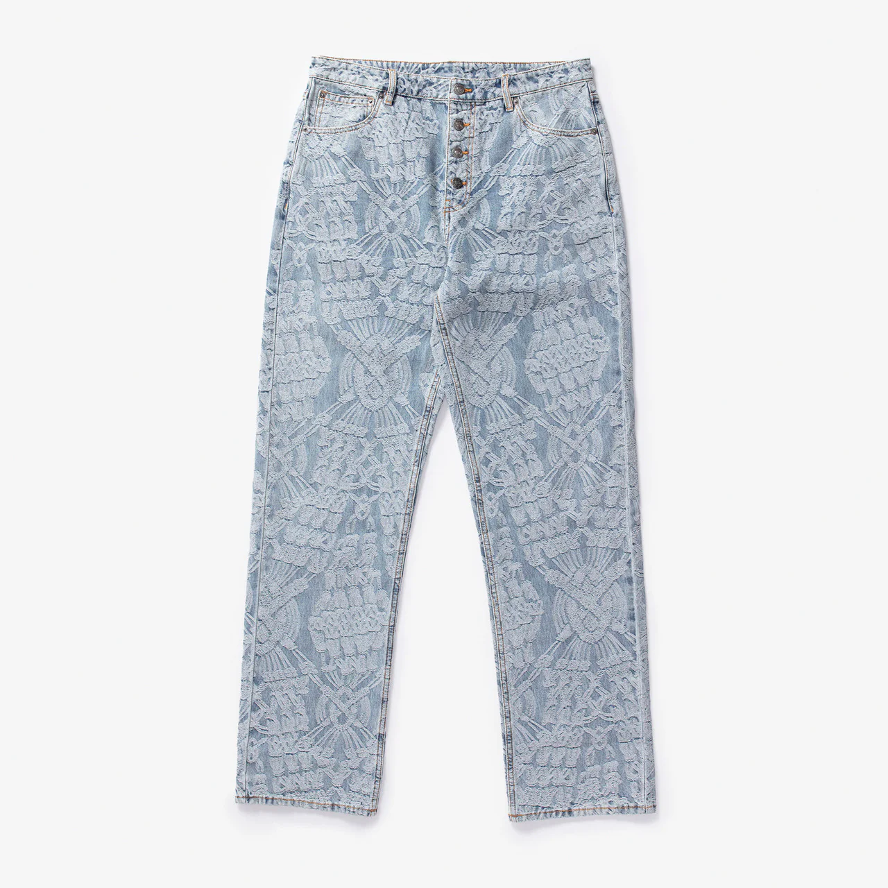 Settle Macrame Denim Pants