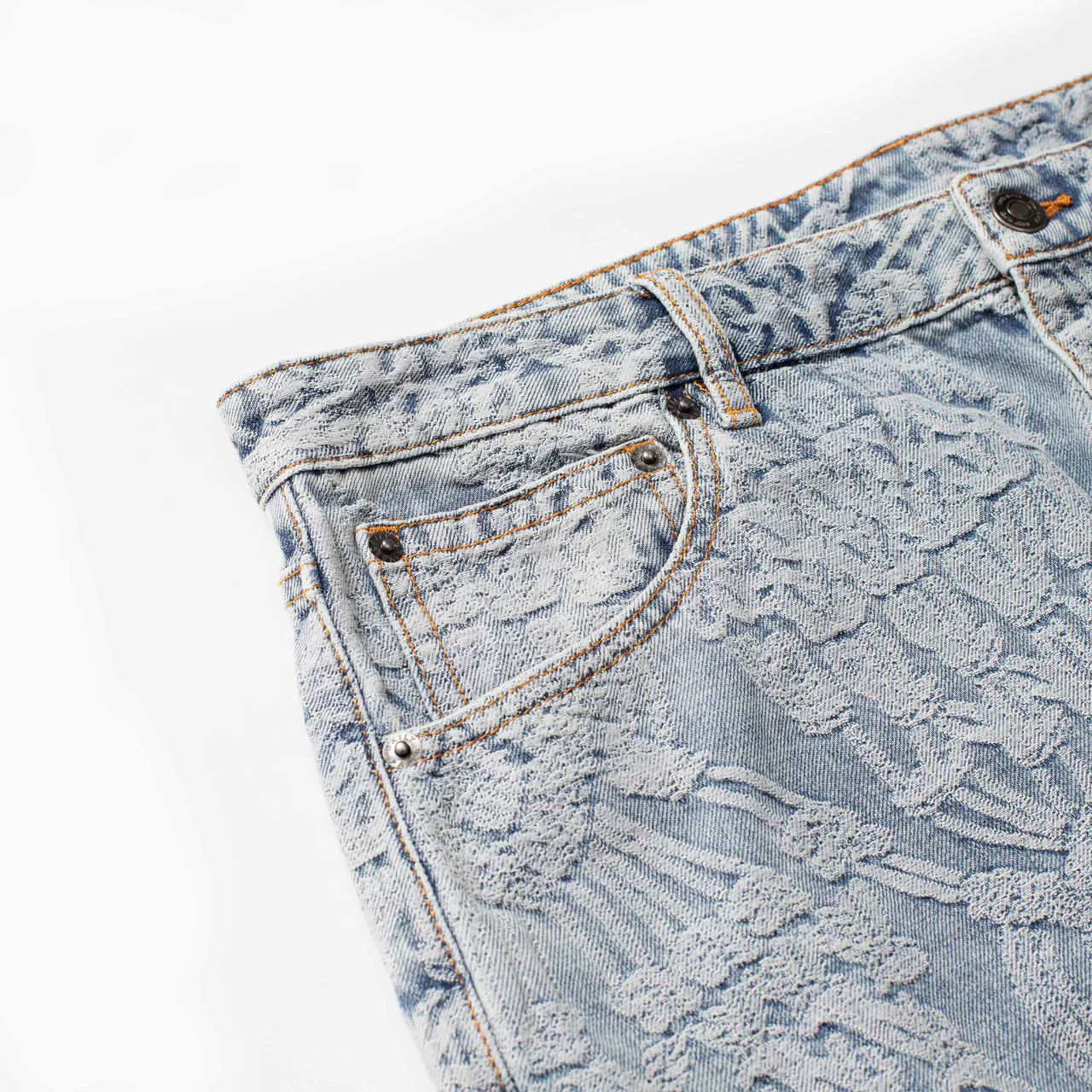 Settle Macrame Denim Pants - Image 4