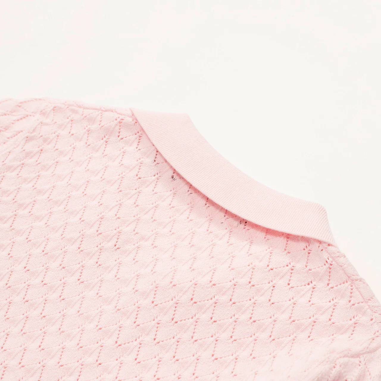Wmns Ada Knit Long Sleeve Polo - Image 5