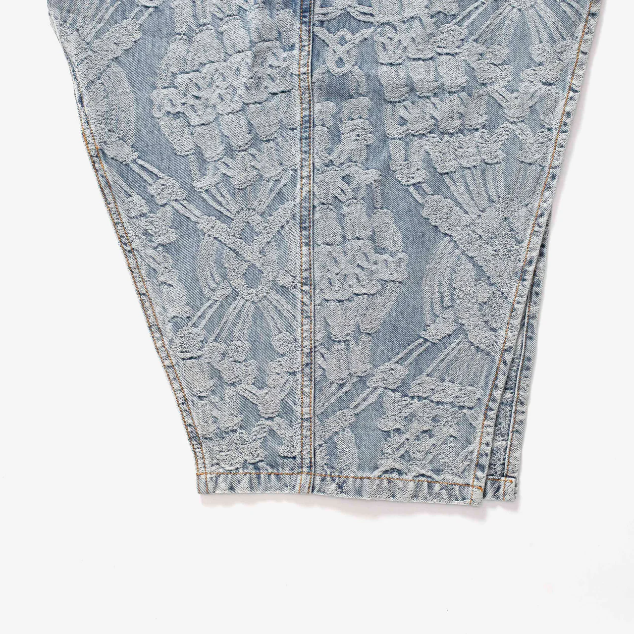 Wmns Settle Macrame Denim Skirt - Image 16
