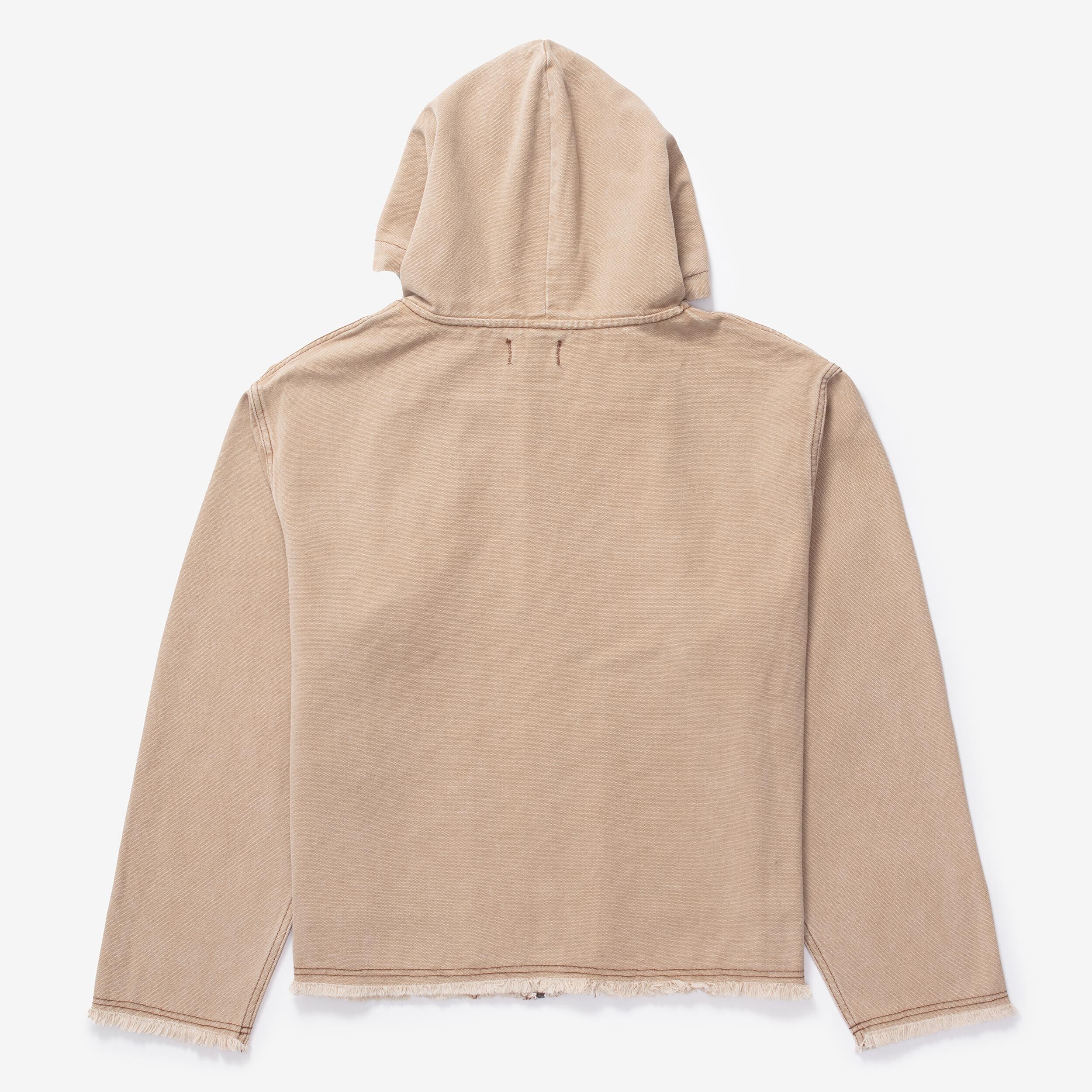 Washed Canvas Zip Hoodie - Image 2