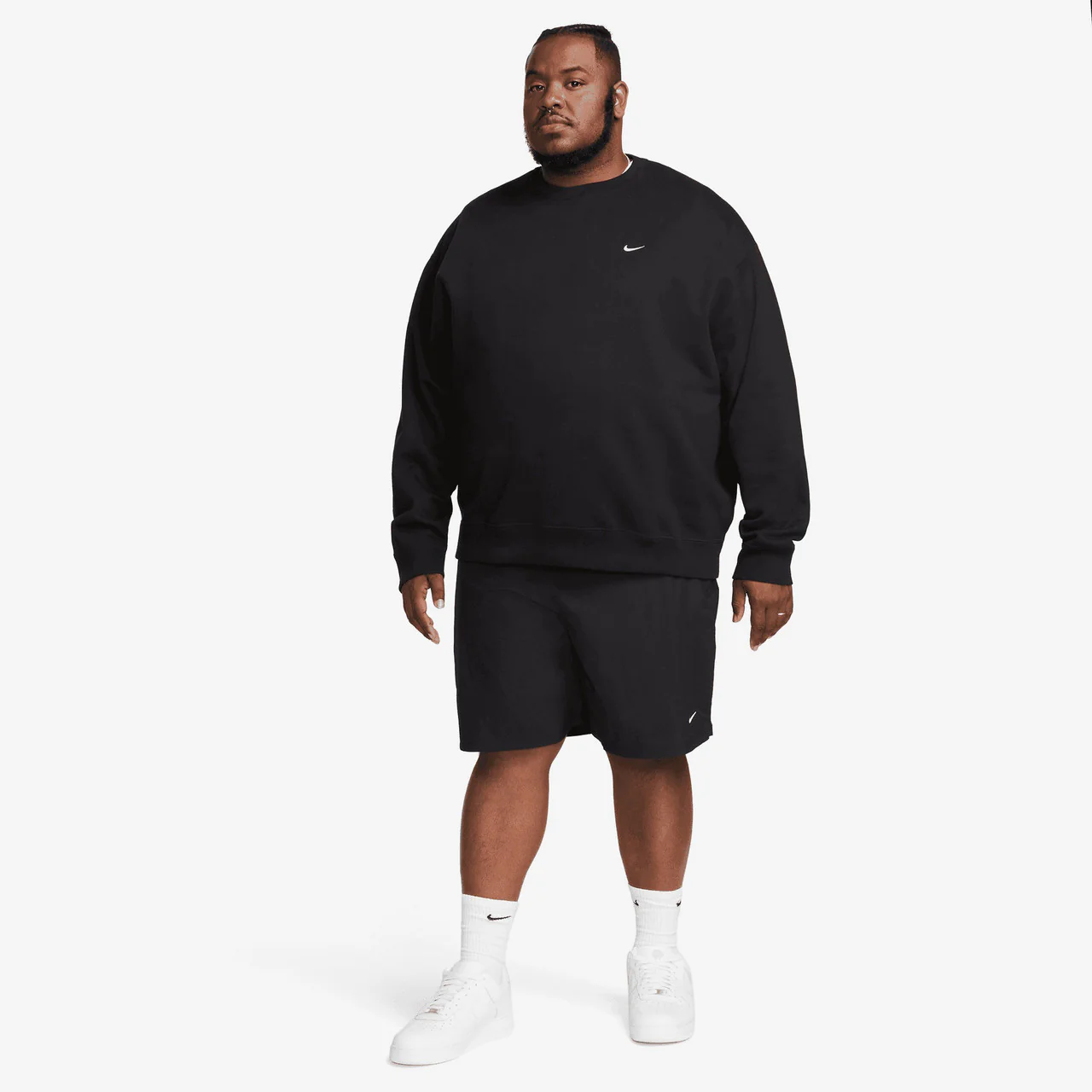 Solo Swoosh Fleece Crew - Image 10