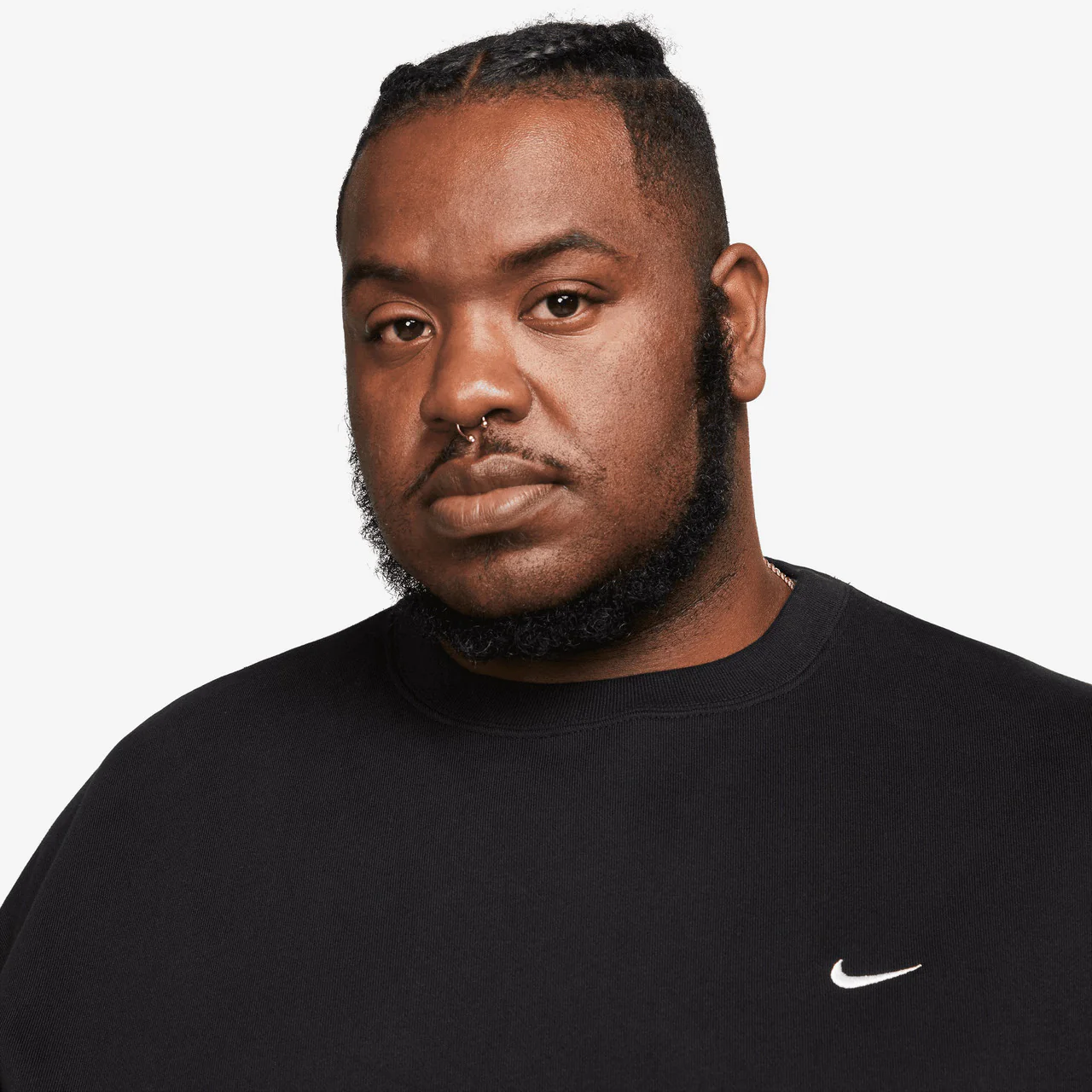 Solo Swoosh Fleece Crew - Image 9