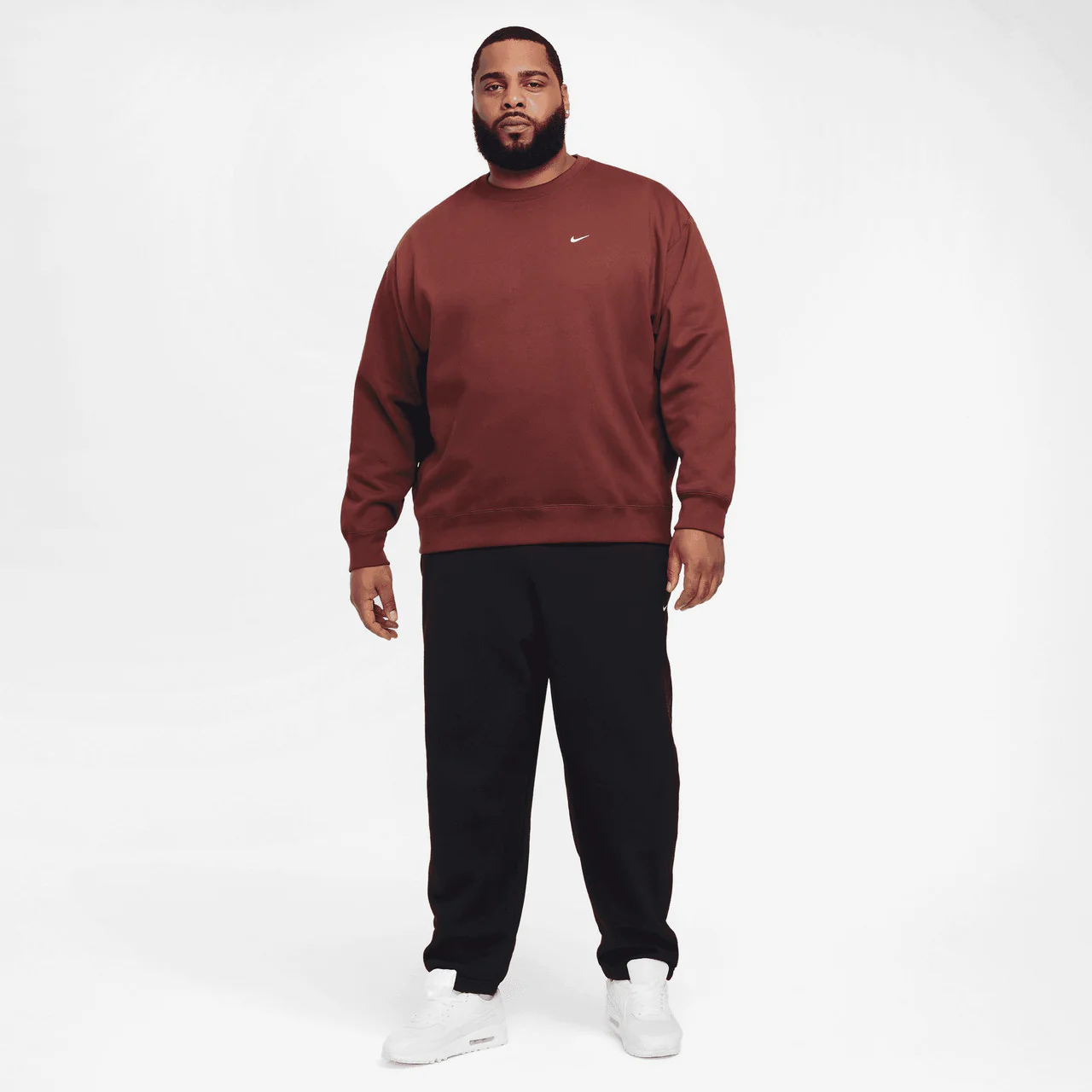 Solo Swoosh Fleece Crew - Image 10