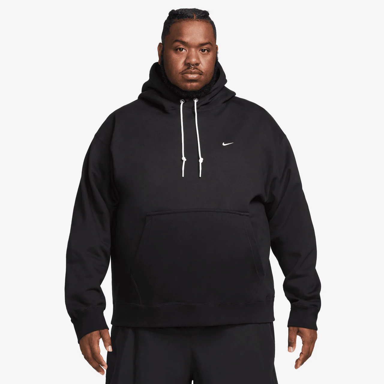 Solo Swoosh Fleece Pullover Hoodie - Image 8