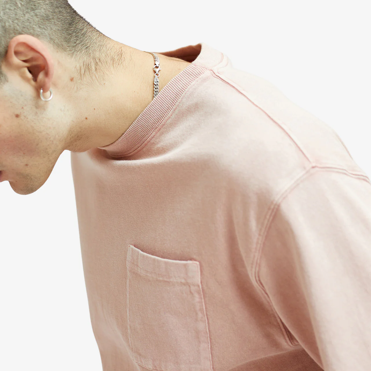 Washed Long Sleeve Pocket Tee - Image 8