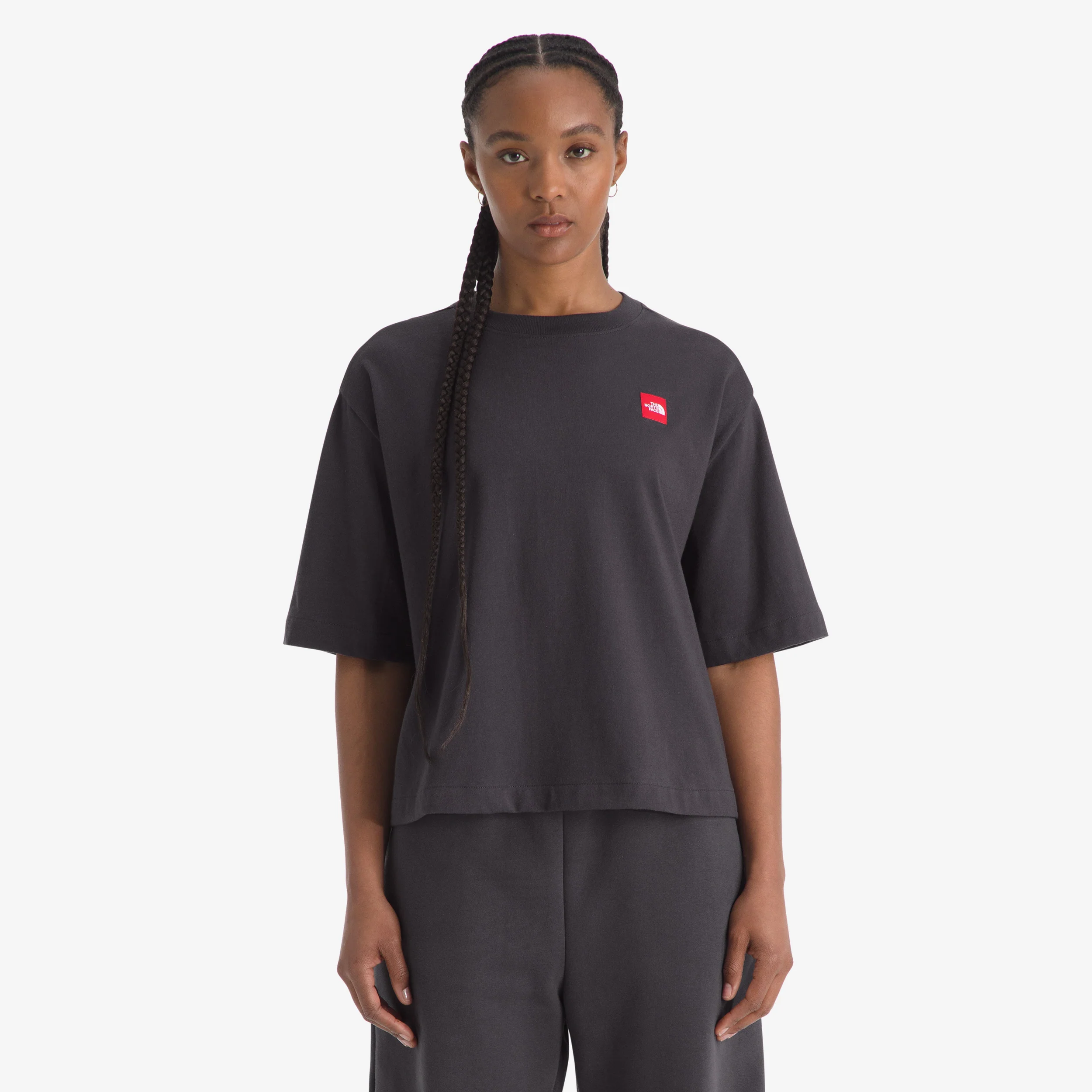 Wmns Redbox Short Sleeve Boxy Tee - Image 2